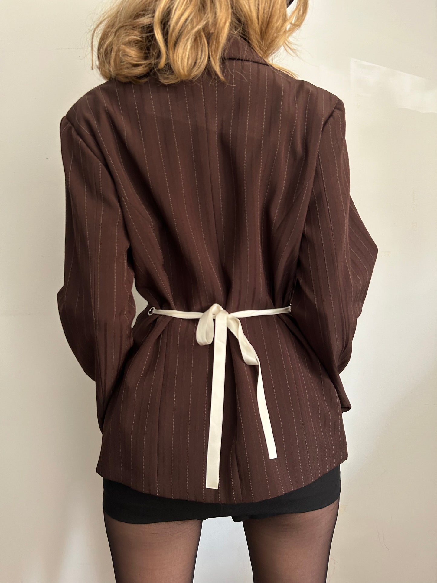 Upcycle brown blazer