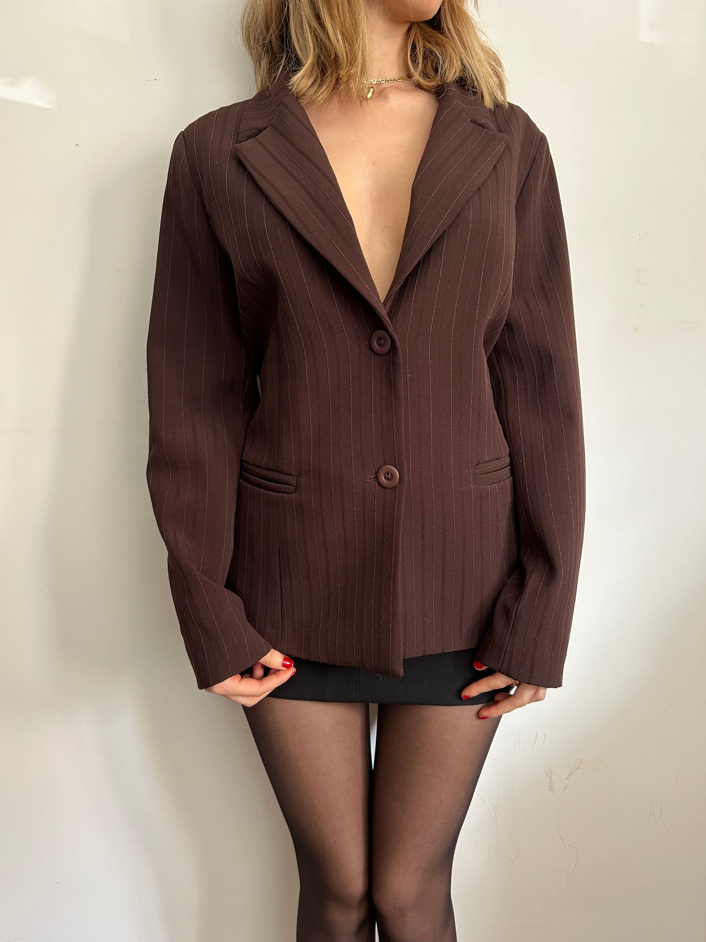 Upcycle brown blazer