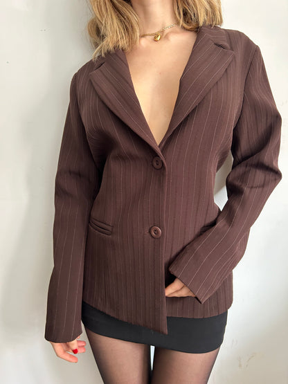 Upcycle brown blazer